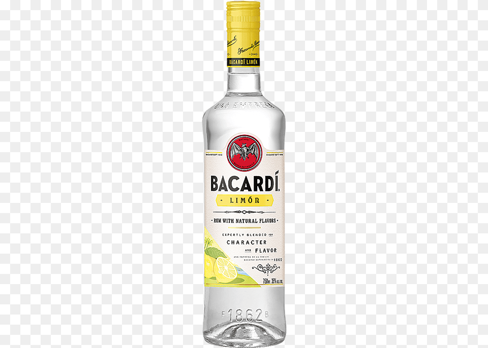 Bacardi Limon, Alcohol, Beverage, Gin, Liquor Free Png