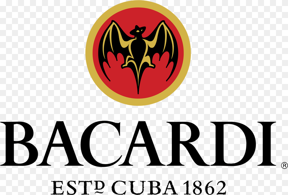 Bacardi Logo Graphic Design, Symbol, Batman Logo, Astronomy, Moon Free Png Download