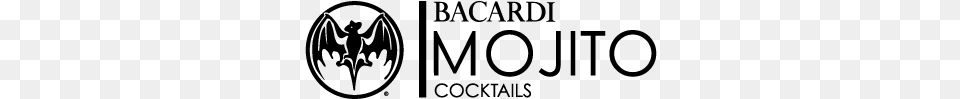 Bacardi Mojito Logo Vector Bacardi Bat, Gray Png