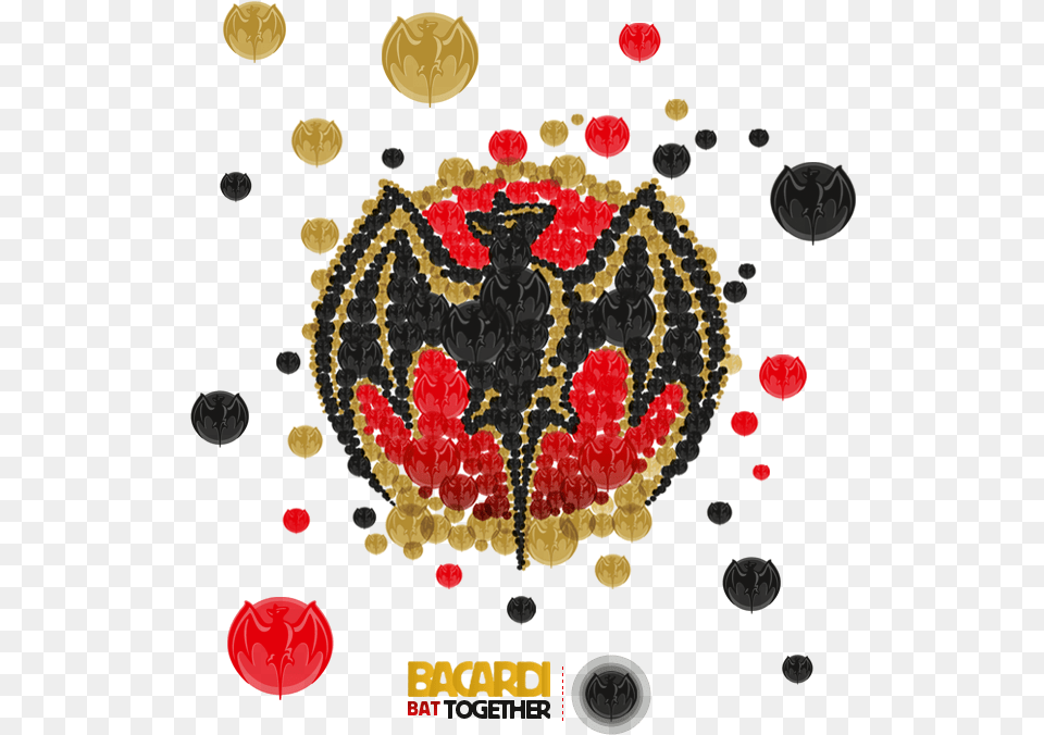 Bacardi Together, Pattern Free Png