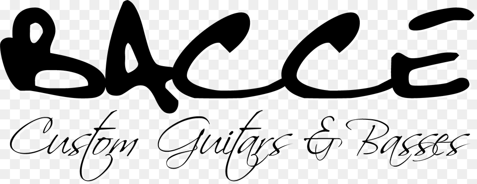 Bacce Guitars Calligraphy, Handwriting, Text Free Png