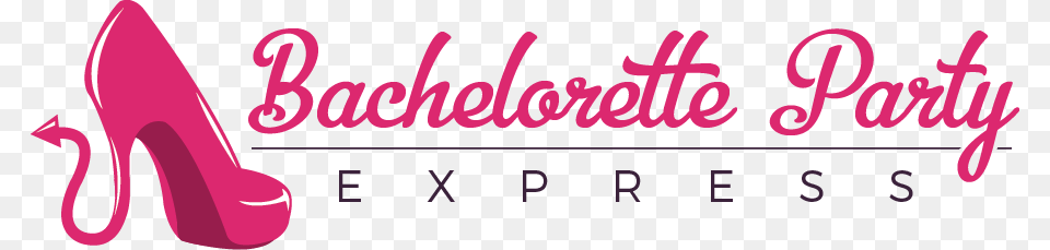Bachelorette Party Express Is A Bachelorette Party Calligraphy, Clothing, Footwear, High Heel, Shoe Png