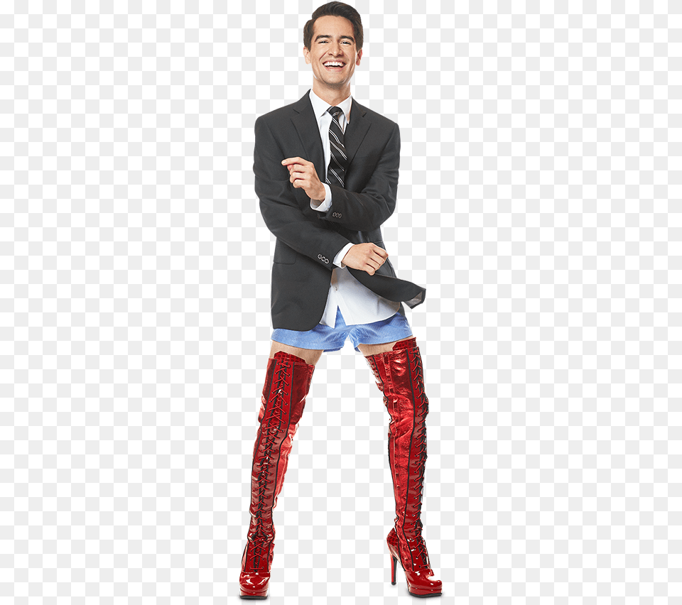 Back And Brought You A New Skin Of Brendon Urie Brendon Urie Kinky Boots, Accessories, Suit, Shoe, Jacket Png Image