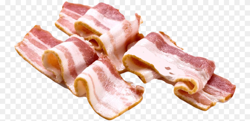 Back Bacon Ham Barbecue Breakfast Raw Bacon, Food, Meat, Pork Png