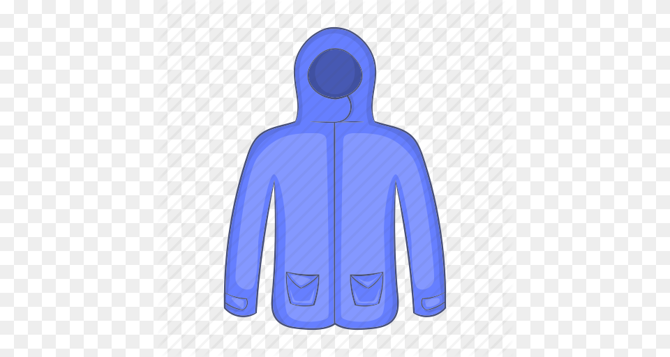 Back Cartoon Fashion Hoodie Side Sweater Template Icon, Clothing, Coat, Jacket, Adult Free Png Download