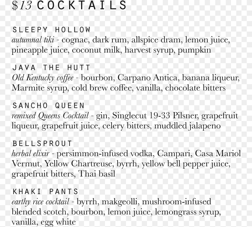 Back Cocktail, Text Free Png