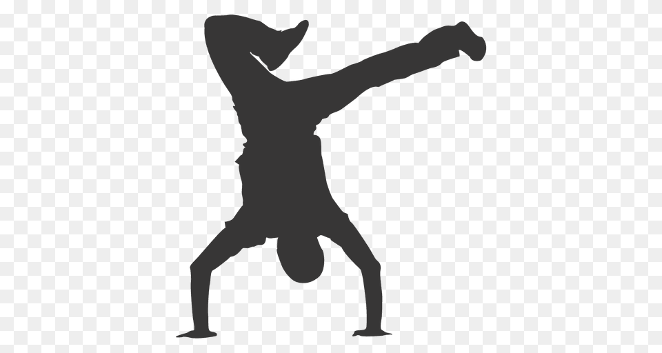 Back Flip Silhouette Clip Art, Person Free Png Download