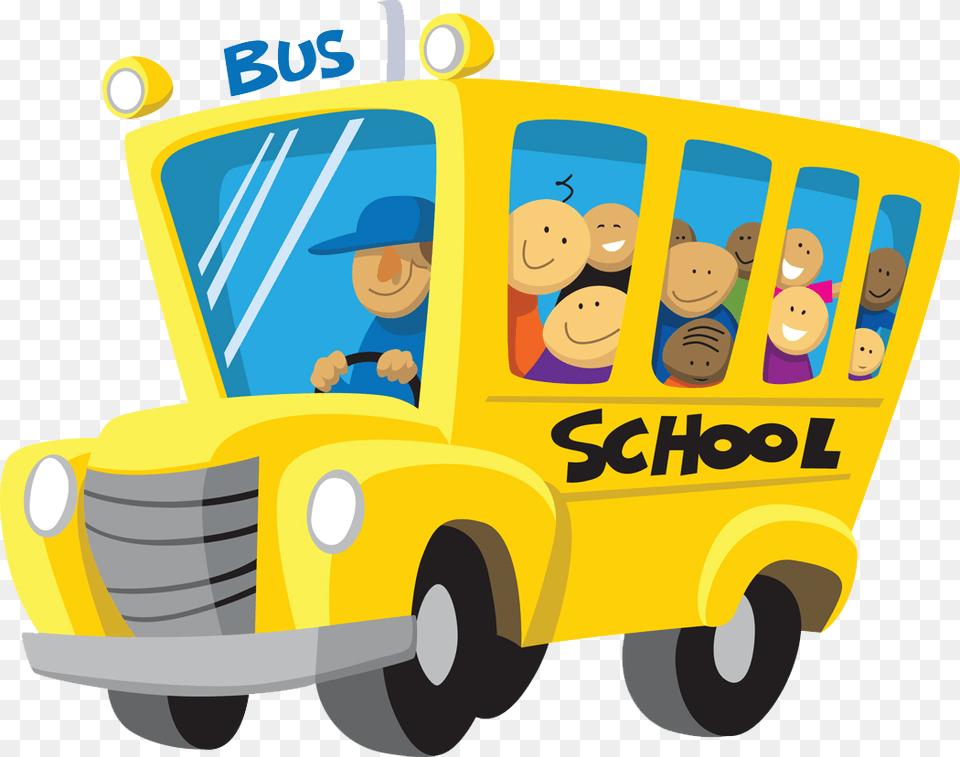 Back From School Clipart, Bus, Vehicle, Transportation, School Bus Free Png