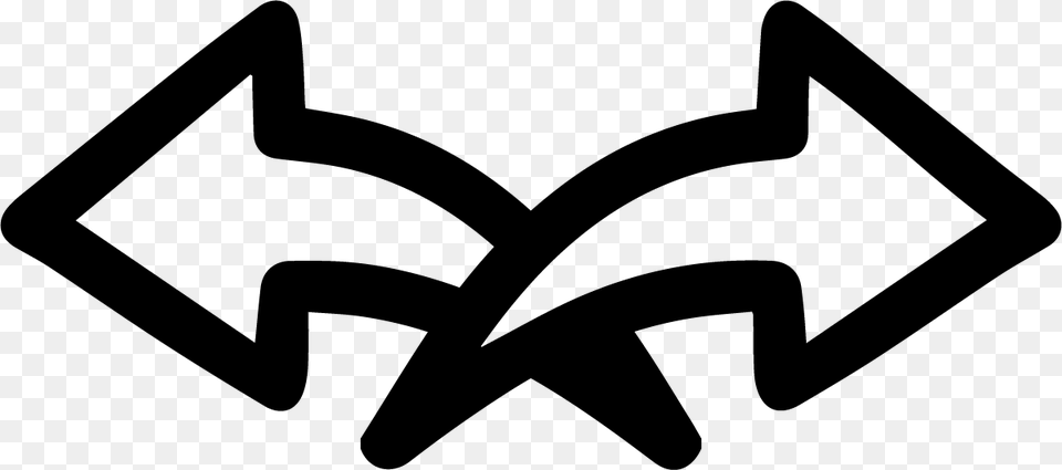 Back Hand Drawn Arrow Outline, Symbol, Emblem, Device, Grass Png Image