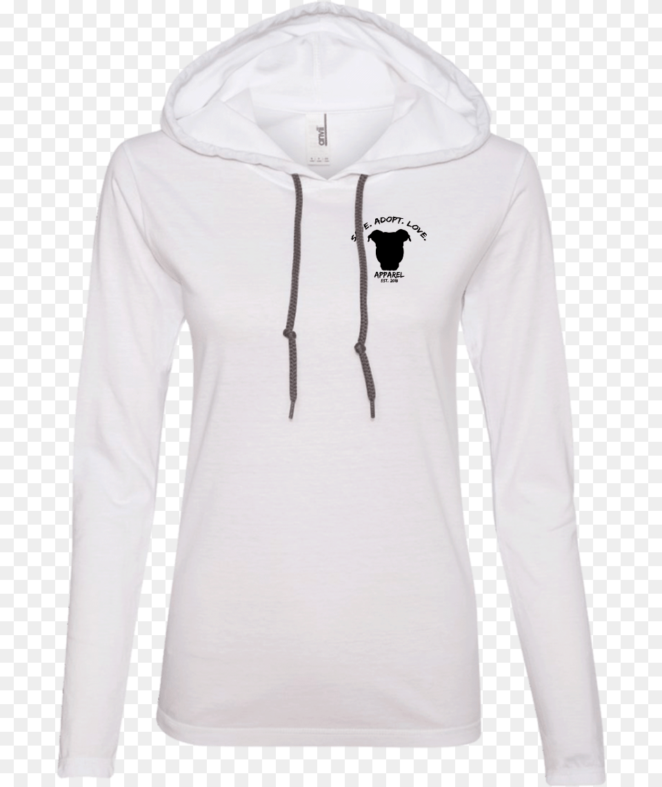 Back Head Shot Art White Monogrammed Hoodie Shirtsorority Shirtcollege, Clothing, Hood, Knitwear, Long Sleeve Png Image