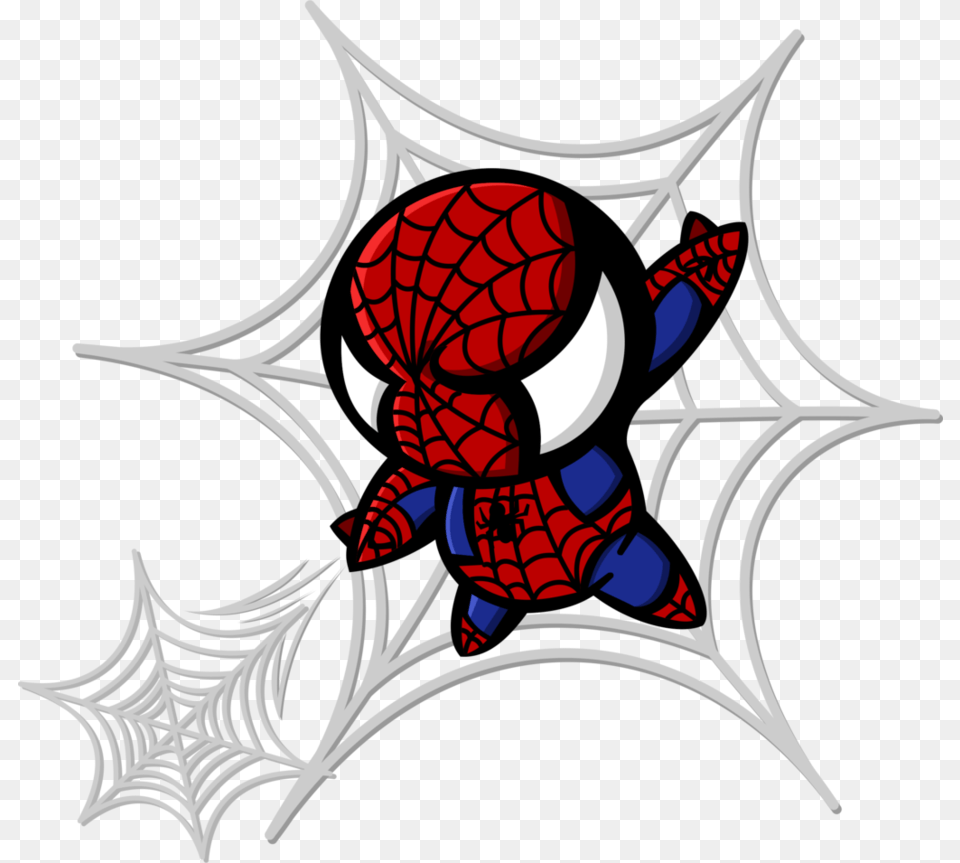 Back In Black Art Drawing Hombre Chibi, Spider Web, Baby, Person Png Image