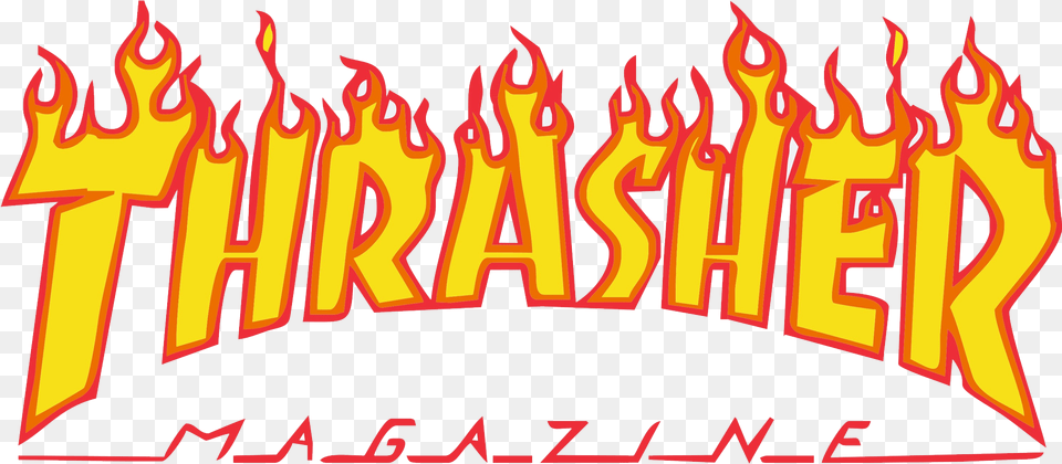 Back In Black Thrasher Logo, Fire, Flame, Light Free Transparent Png