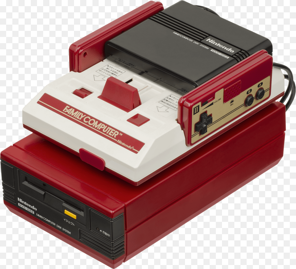 Back In Japan The Big N Released The Famicom Disk Famicom Disk System Free Png Download