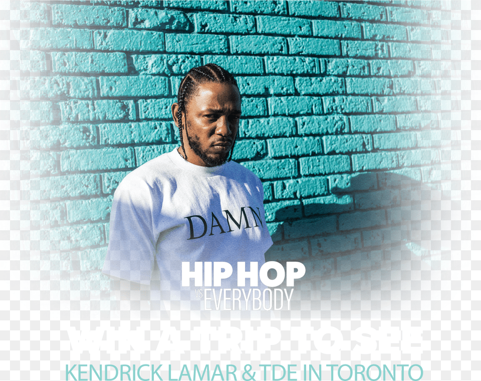 Back Kendrick Lamar Damn Photography, Adult, T-shirt, Person, Man Free Png