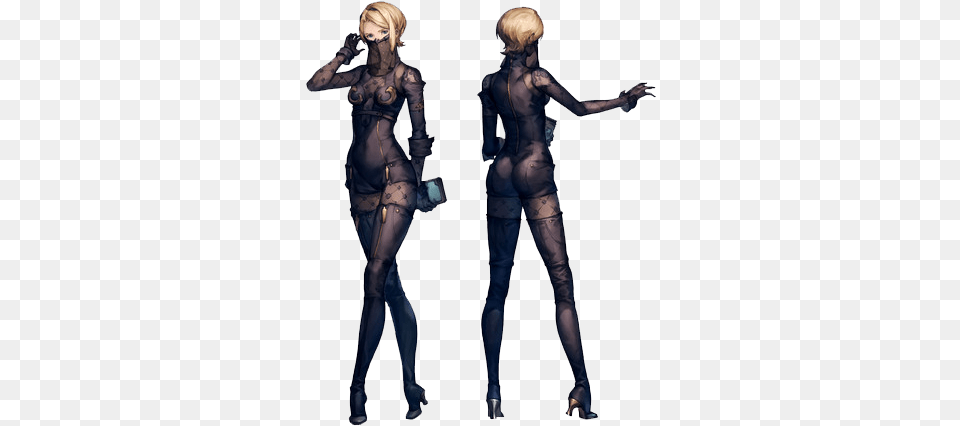 Back Nier Automata Operator, Clothing, Costume, Person, Adult Png Image