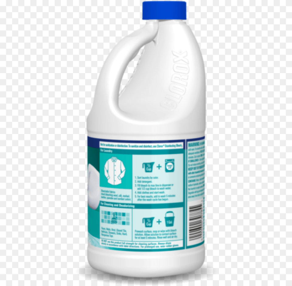 Back Of A Bleach Bottle, Beverage, Milk, Shaker Free Png