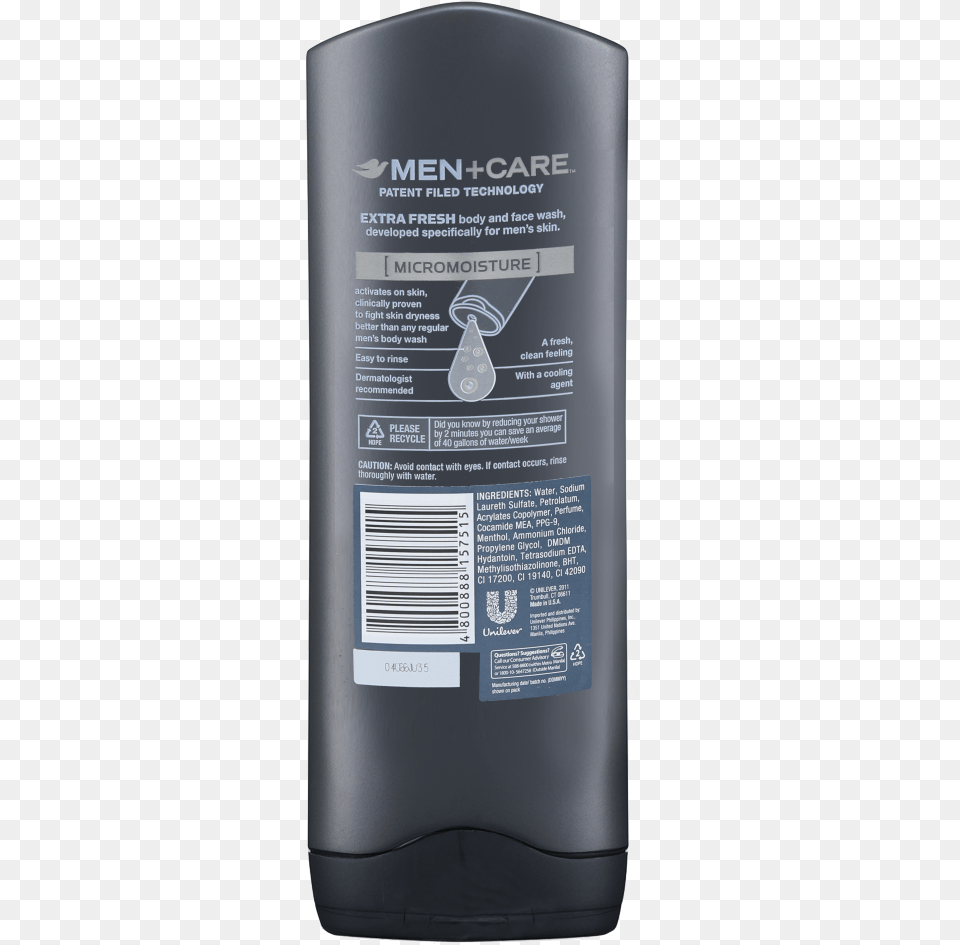 Back Of Men39s Dove Body Wash, Bottle Free Transparent Png