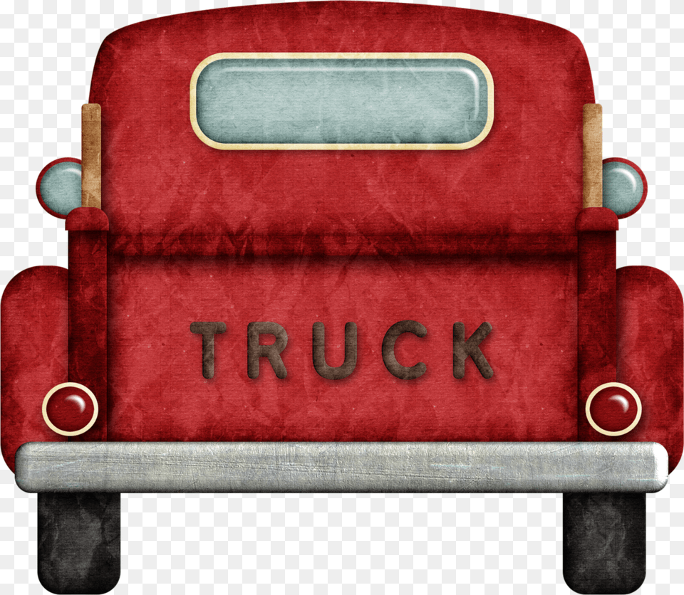Back Of Pickup Truck Clipart, Chair, Furniture, Fire Truck, Transportation Png