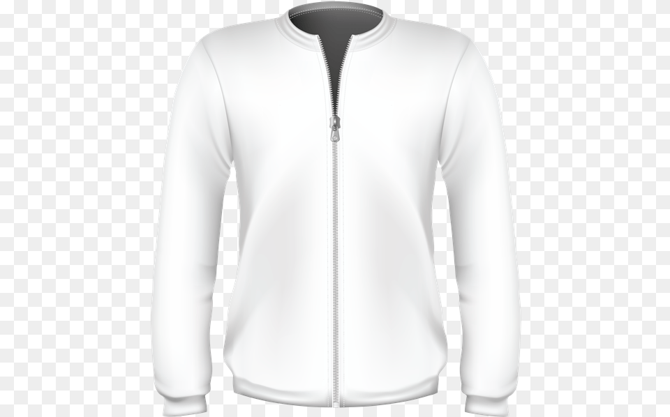 Back Of White T Shirt Long Sleeve, Clothing, Coat, Jacket, Knitwear Png