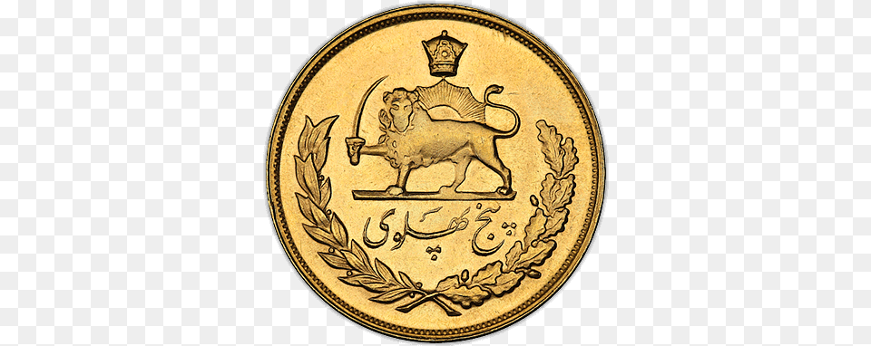 Back Pahlavi Dynasty, Gold, Coin, Money Png