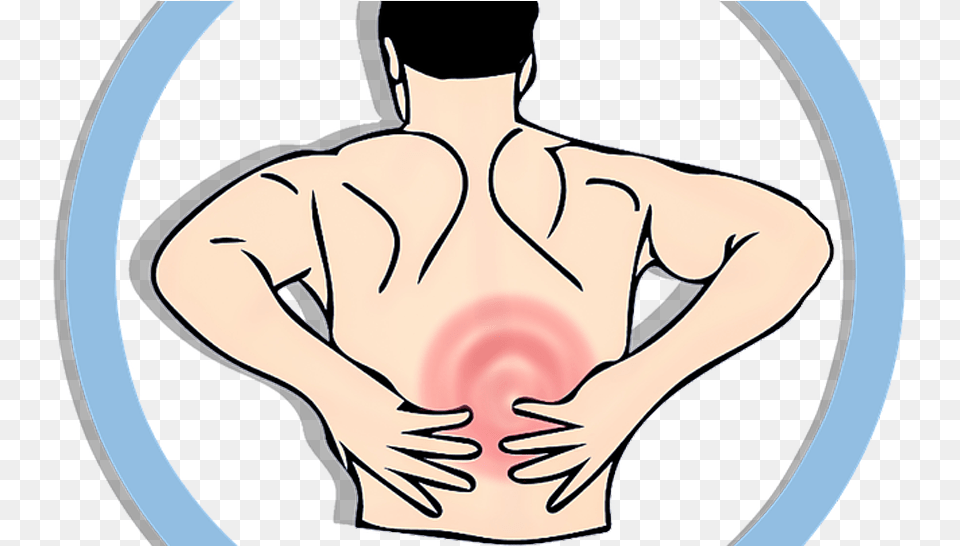 Back Pain And Unhealthy Behavior Go Hand In Hand Lower Back Pain Clipart, Body Part, Person, Skin, Face Png Image