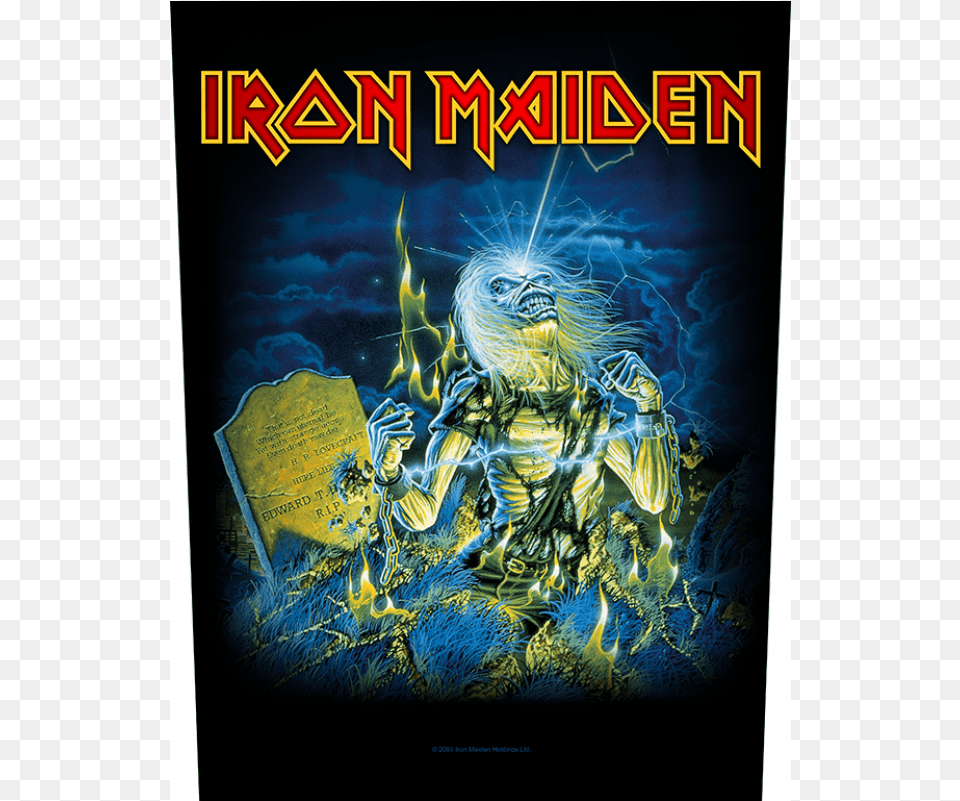 Back Patch Iron Maiden Live After Death, Book, Comics, Publication, Advertisement Free Png