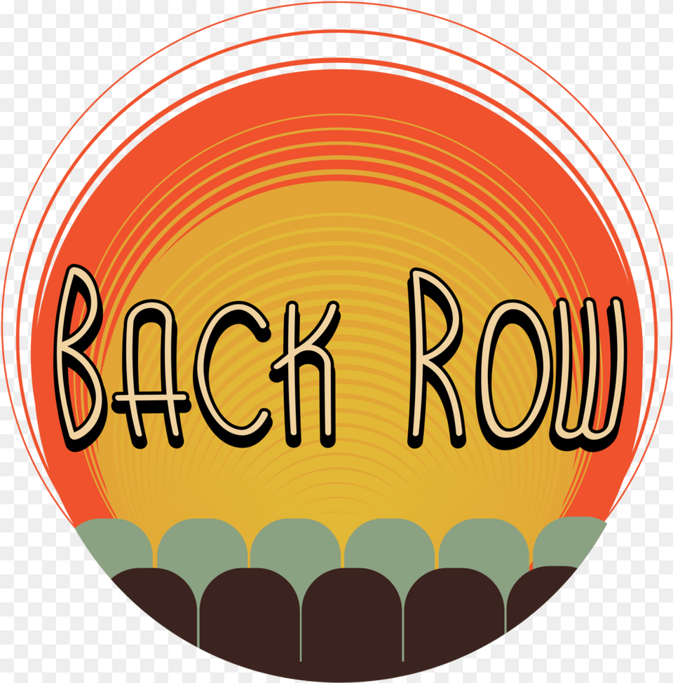 Back Row Cinema Dot, Logo, Crowd, Person, Text Free Transparent Png