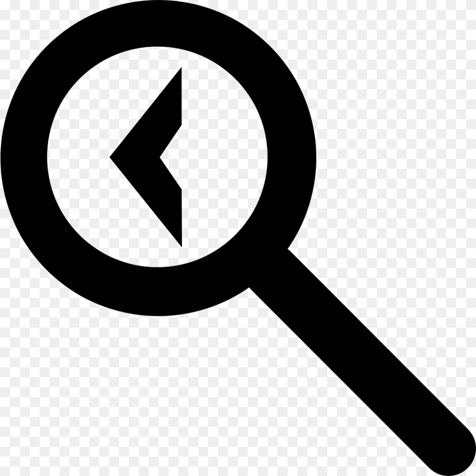 Back Search Interface Symbol Comments Traffic Sign, Magnifying Free Transparent Png