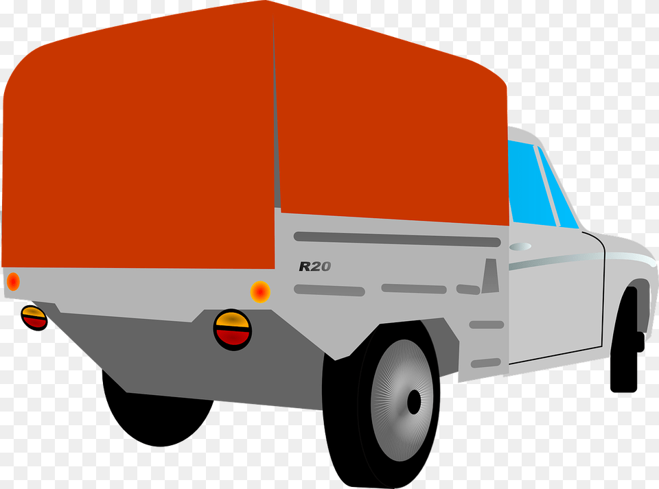 Back Side Truck Clipart, Moving Van, Transportation, Van, Vehicle Free Png