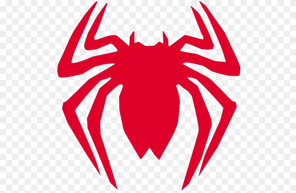 Back Spider Symbol Spider Man, Food, Seafood, Animal, Sea Life Free Transparent Png