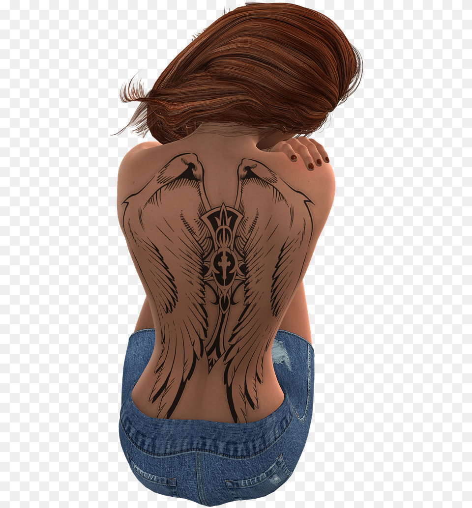 Back Tattoo Tattoo, Body Part, Skin, Person, Adult Png Image