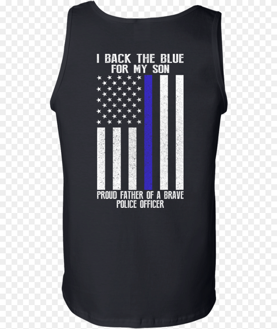 Back The Blue For My, Clothing, T-shirt, Tank Top Free Transparent Png