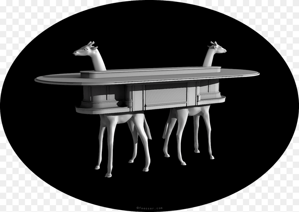 Back To Back Coffee Table, Furniture, Animal, Antelope, Wildlife Png Image