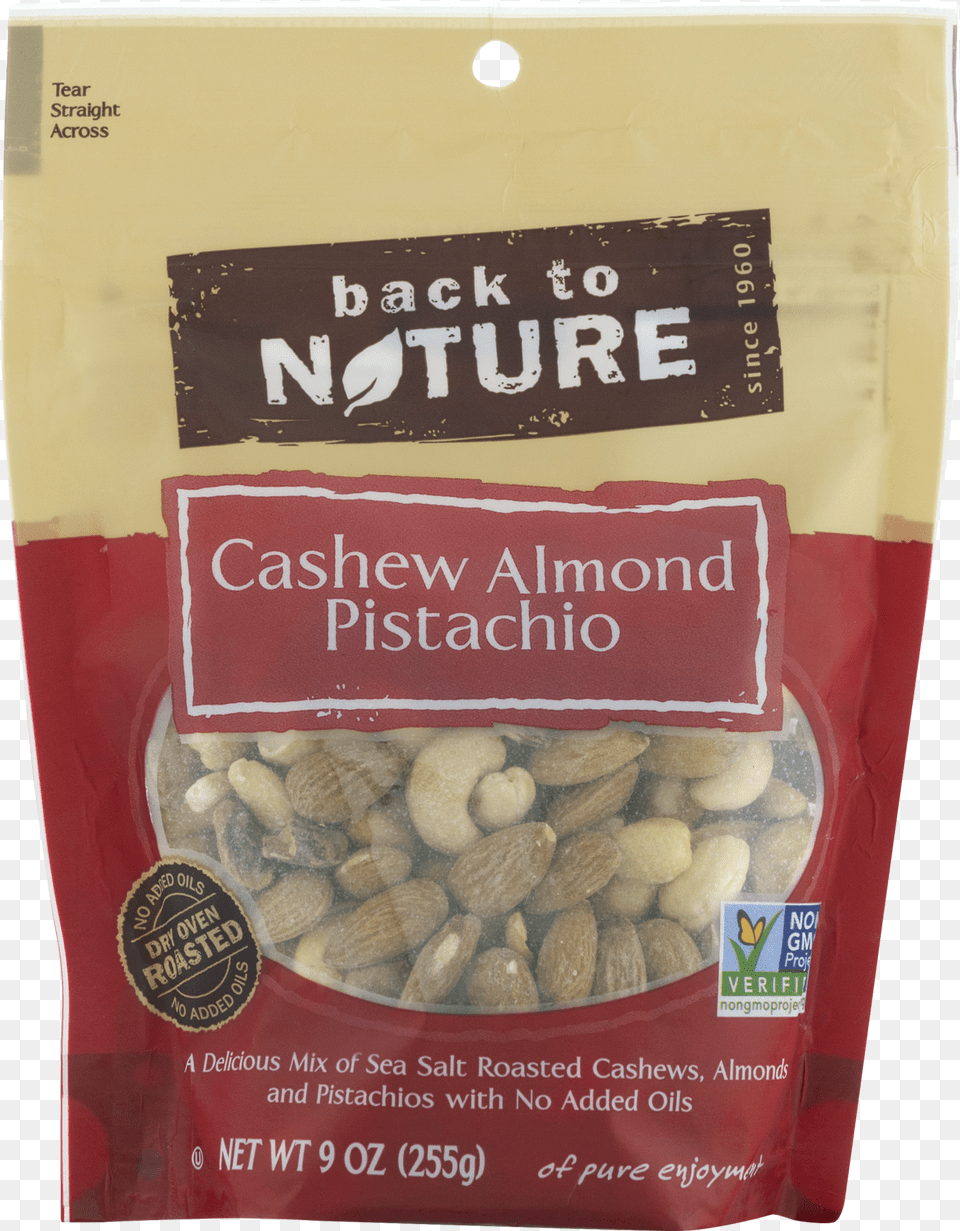 Back To Nature Cashew Almond Pistachio, Food, Produce, Nut, Plant Free Transparent Png