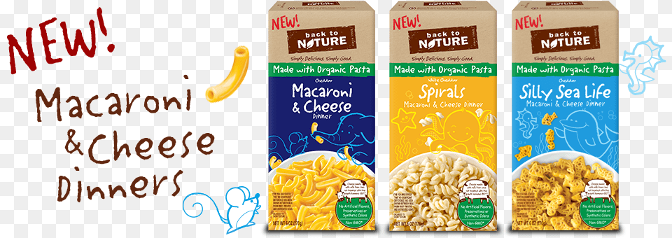 Back To Nature Silly Sea Life Macaroni, Snack, Food, Pasta, Produce Free Png