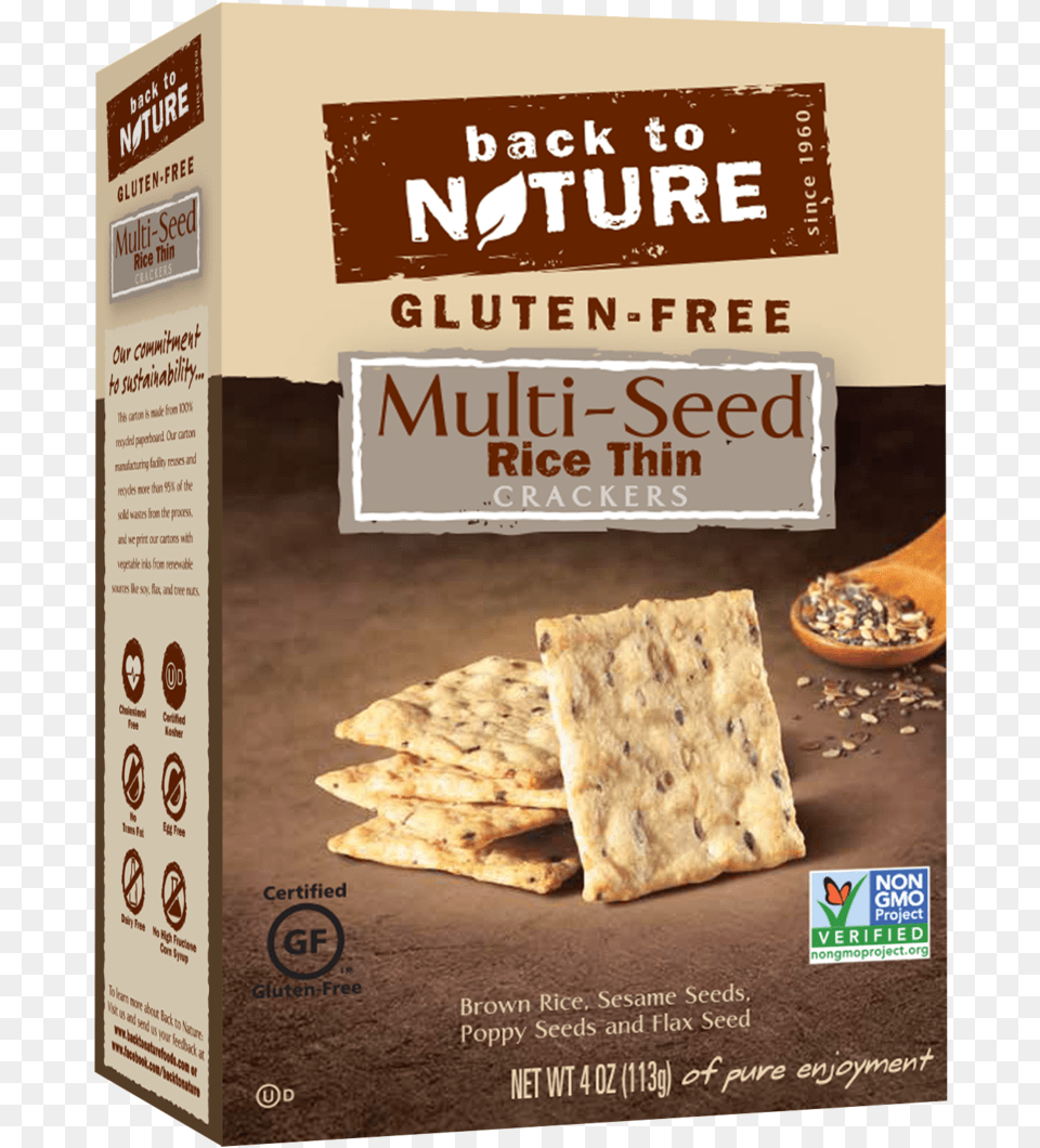 Back To Nature Stoneground Wheat Crackers, Bread, Cracker, Food, Advertisement Png