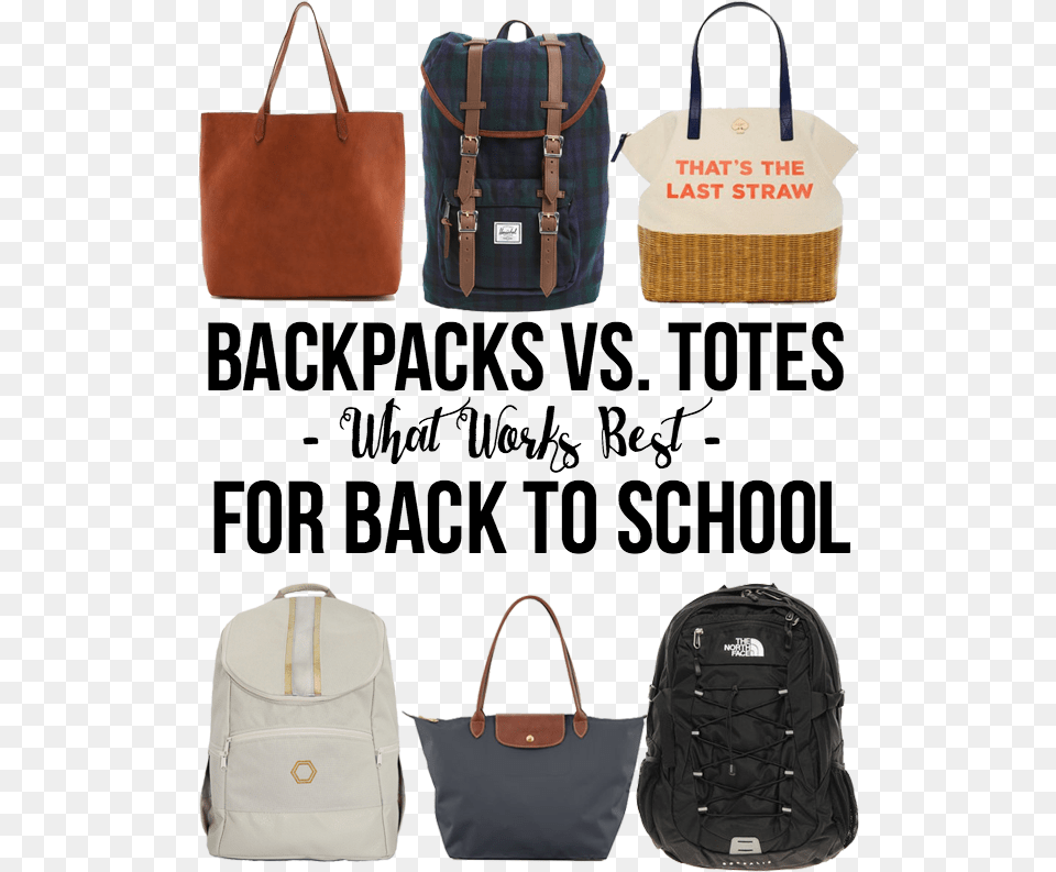 Back To School, Accessories, Bag, Handbag, Tote Bag Free Png