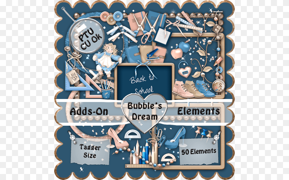 Back To School Adds On Tagger Cu Ok Bubbles Illustration, Art, Collage, Publication, Food Free Transparent Png