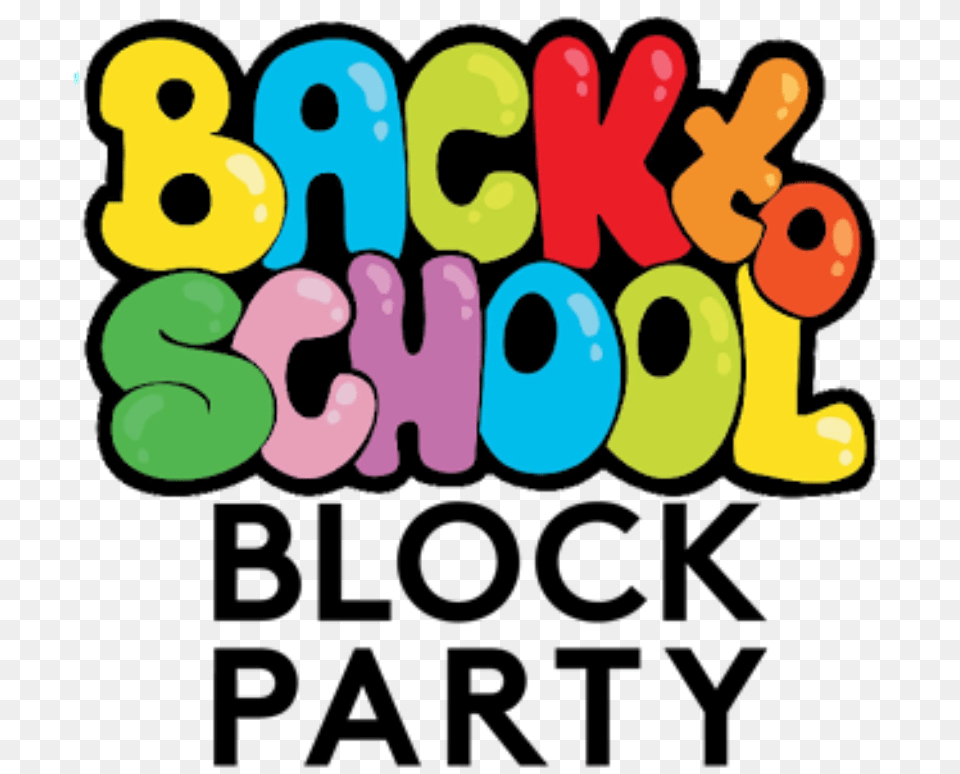 Back To School Block Party, Text, Number, Symbol, Animal Png Image
