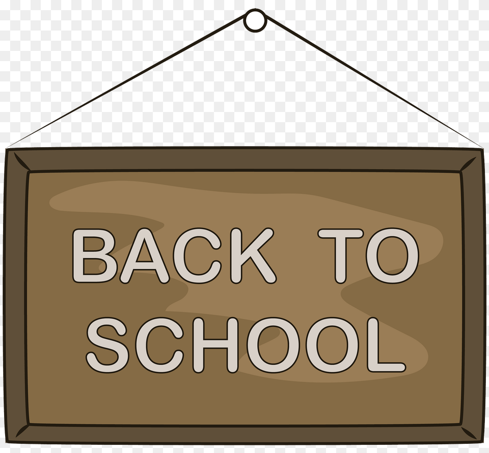 Back To School Board Clipart, Sign, Symbol, Text Png