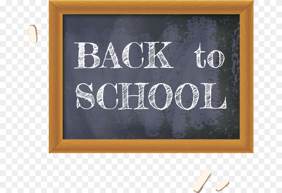 Back To School Chalkboard Sign, Blackboard Free Transparent Png