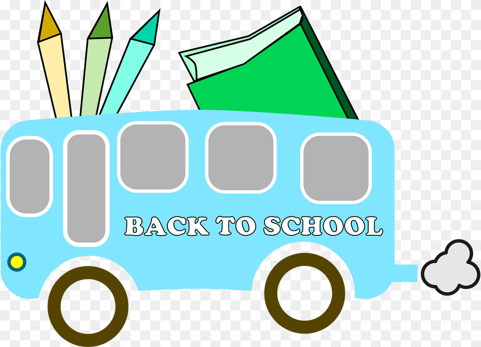 Back To School Clipart, Bus, Minibus, Transportation, Van Free Transparent Png