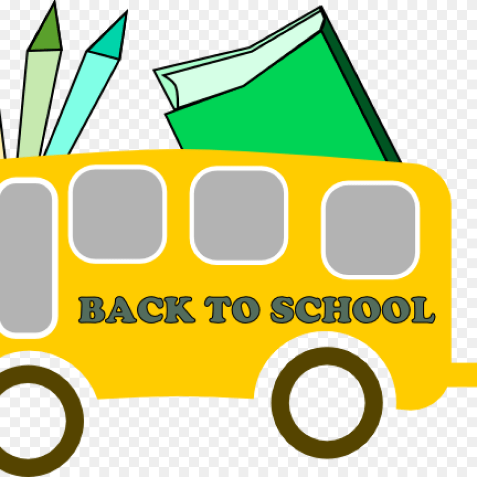 Back To School Clipart At Getdrawings Clipart Back To School, Bus, Transportation, Vehicle, School Bus Free Png Download