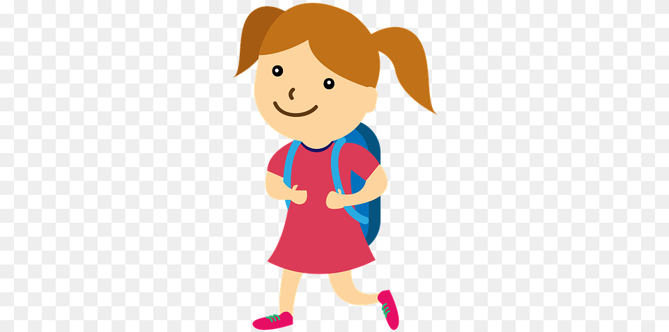 Back To School Girl, Baby, Person, Face, Head Free Png Download