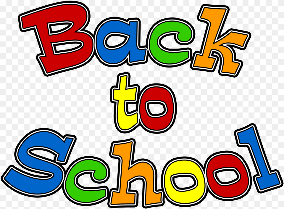 Back To School Transparent Words, Text, Number, Symbol, First Aid Png