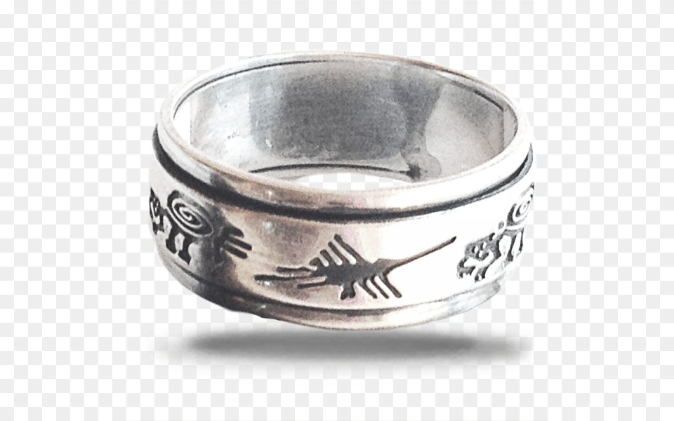 Back To Silver Rings Nazca Lines Ring, Accessories, Jewelry, Clothing, Footwear Free Png Download