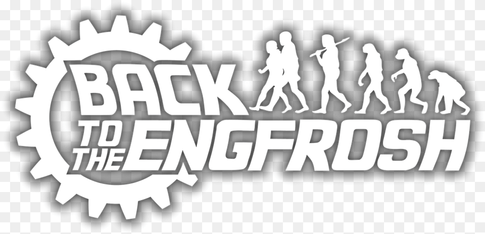 Back To The Engfrosh Back To The Future, People, Person, Stencil, Logo Free Png