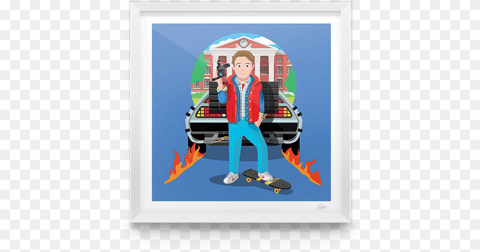 Back To The Future, Person, Pants, Art, Clothing Free Transparent Png