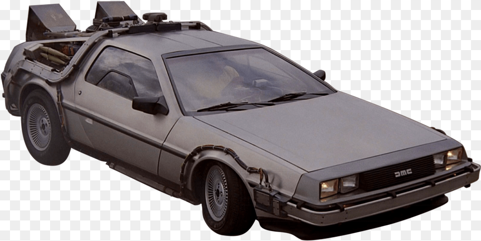 Back To The Future Car 2 Delorean Time Machine Wikia, Wheel, Vehicle, Transportation, Sports Car Png Image