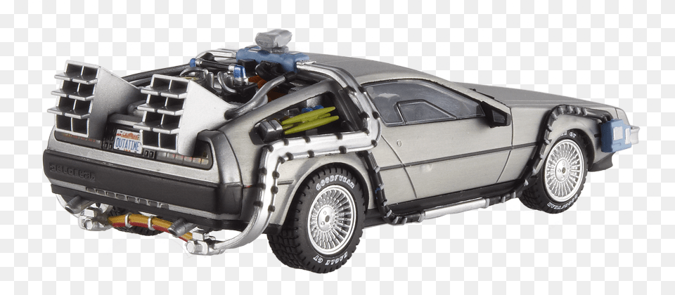 Back To The Future Car Image Back To The Future Delorean Wheels, Wheel, Spoke, Machine, Car Wheel Png